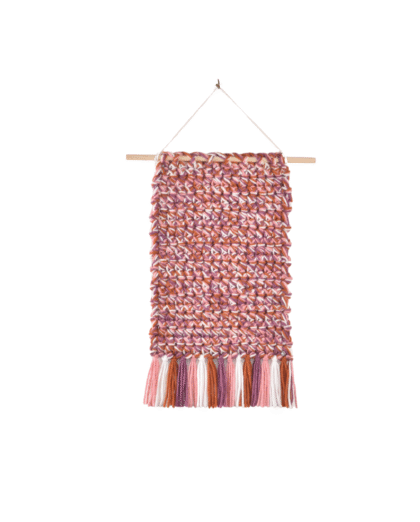 Cupid Shuffle Crochet Wall Art