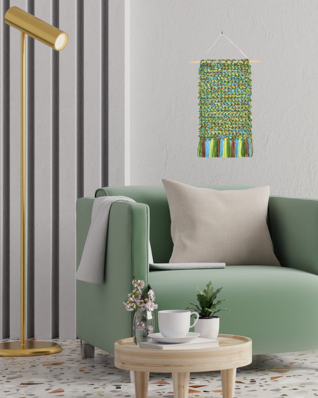 Amazon Rainforest Crochet Wall Art - Image 2