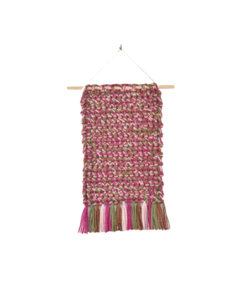 Tending the Garden Crochet Wall Art