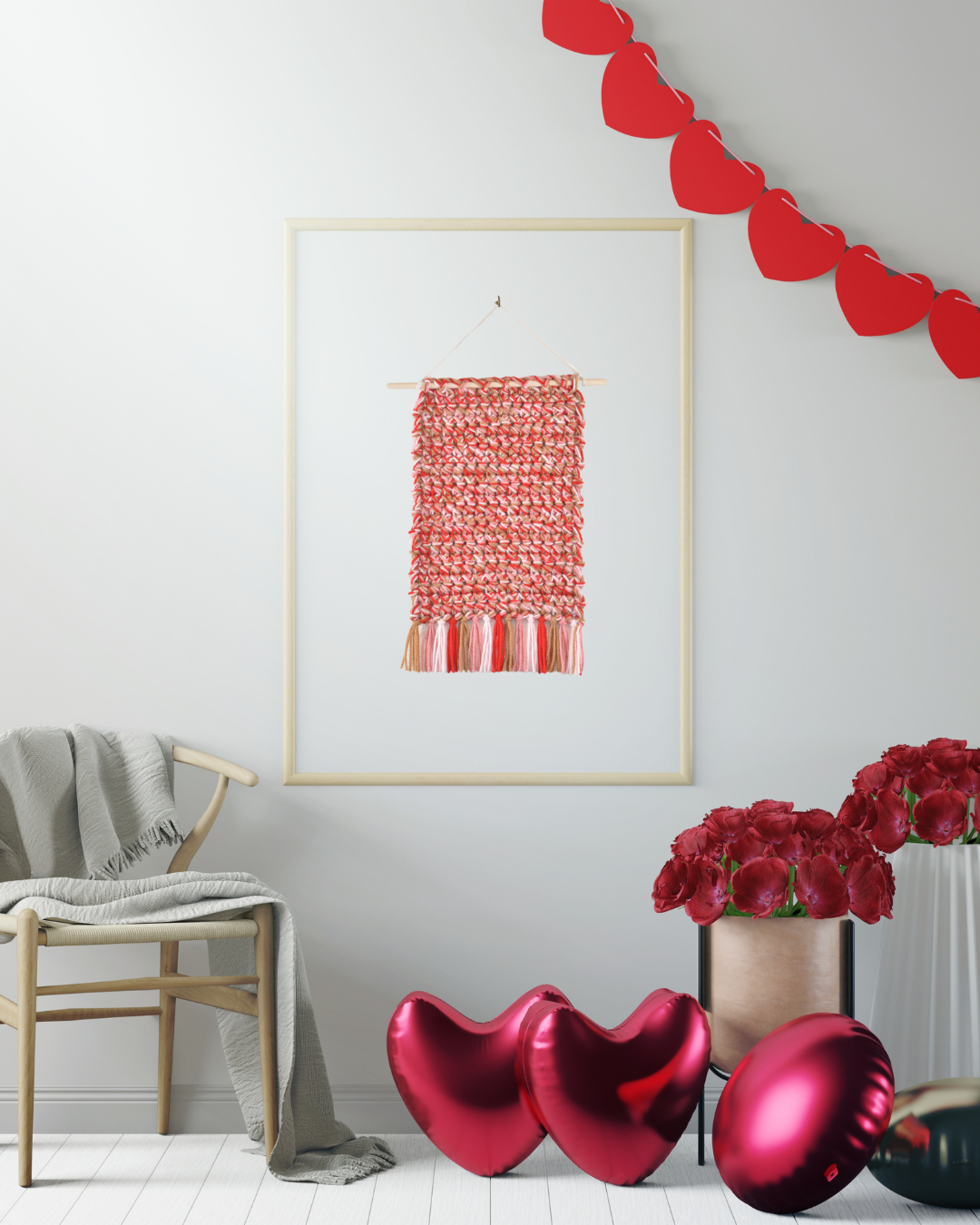Strawberry Cheesecake Crochet Wall Art - Image 2