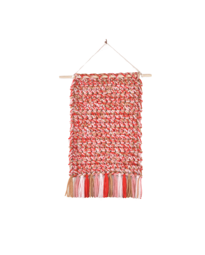 Strawberry Cheesecake Crochet Wall Art